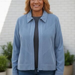 🌹Blue Corduroy Vintage Jacket sz 16